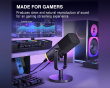 AMPLIGAME AM8 RGB USB/XLR Mikrofon - Dynamisches Mikrofon - Schwarz
