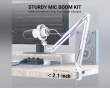 AmpliTank K688 USB/XLR Dynamisches Mikrofon - Weiß