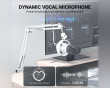 AmpliTank K688 USB/XLR Dynamisches Mikrofon - Weiß