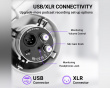 AmpliTank K688 USB/XLR Dynamisches Mikrofon - Weiß