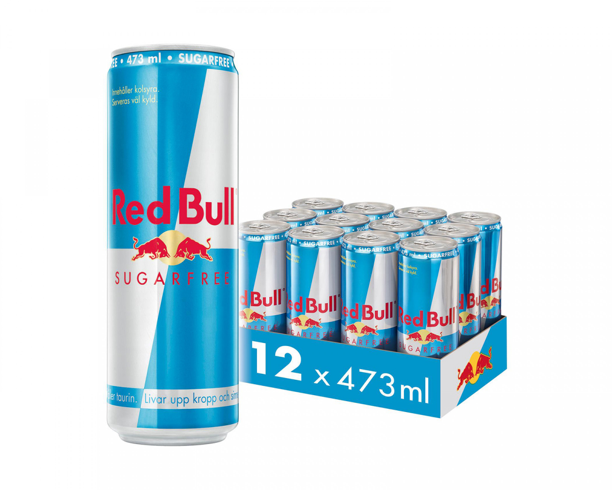 Red Bull 12x Energy Drink, 473 ml, Zuckerfrei 2643-38456