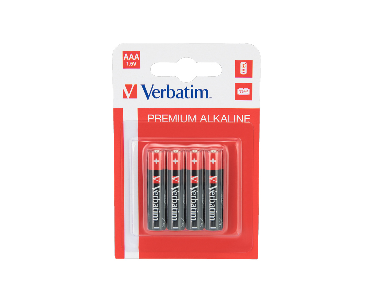 Verbatim AAA Batterien - 4 Stück 49920