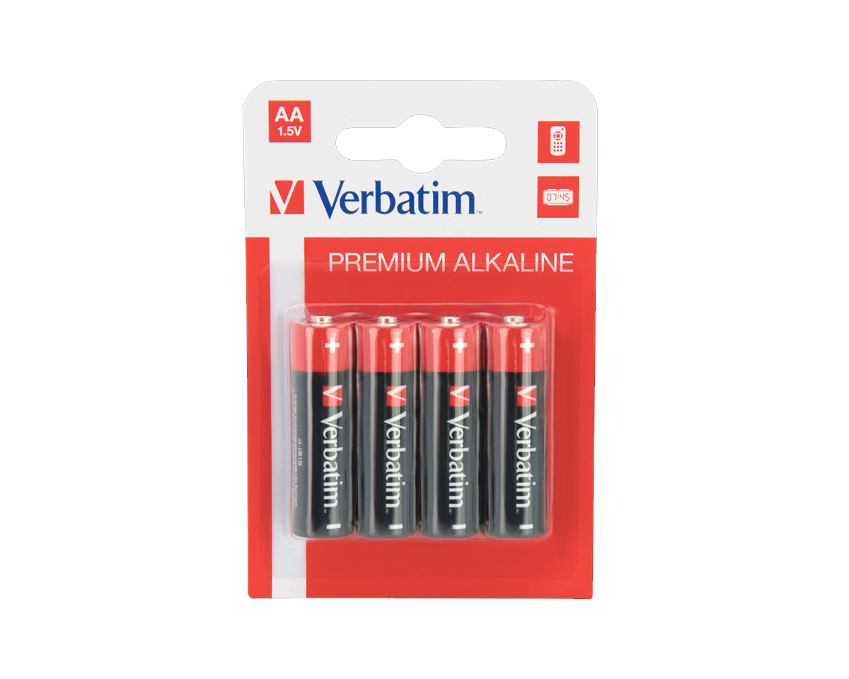 Verbatim AA Batterien - 4 Stück 49921