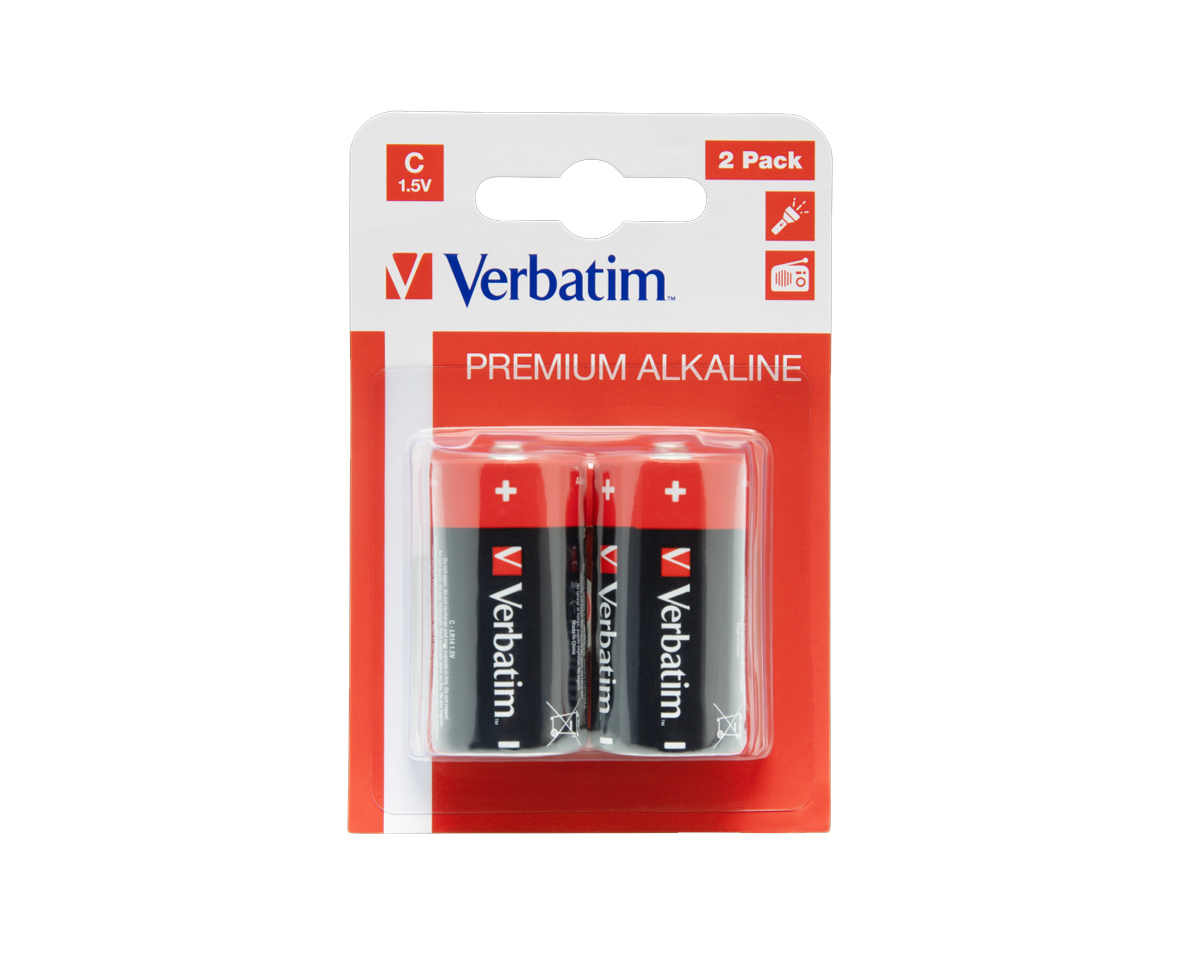 Verbatim C Batterien - 2 Stück 49922