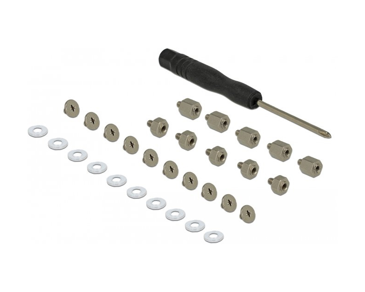 Delock Mounting Kit 31 Pieces For M.2 SSD/Module 18288