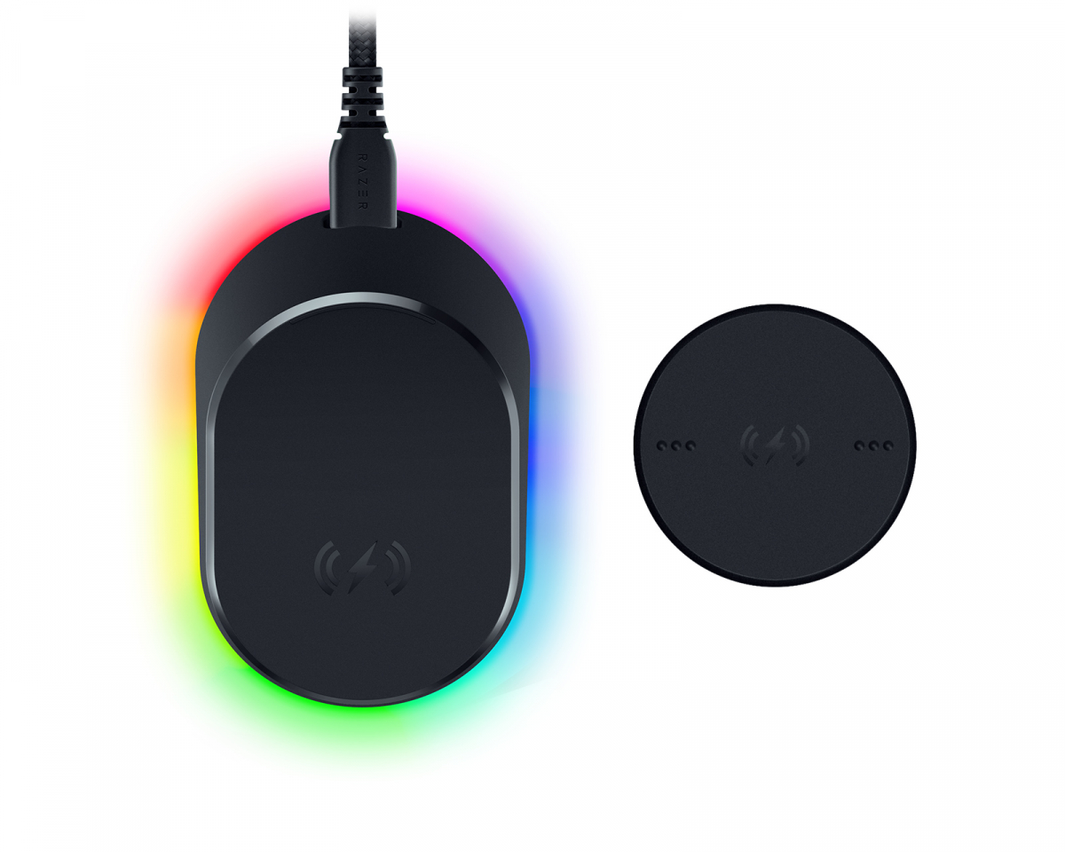Razer Mouse Dock Pro + Charging Puck Bundle - 4KHz Transceiver