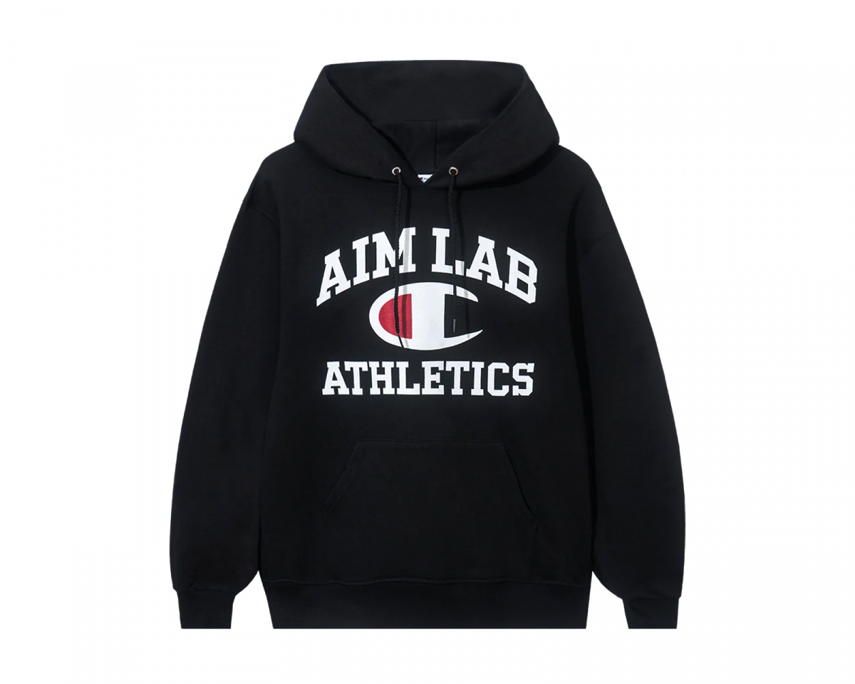 Aim Lab x Champion - Schwarz Hoodie - Small