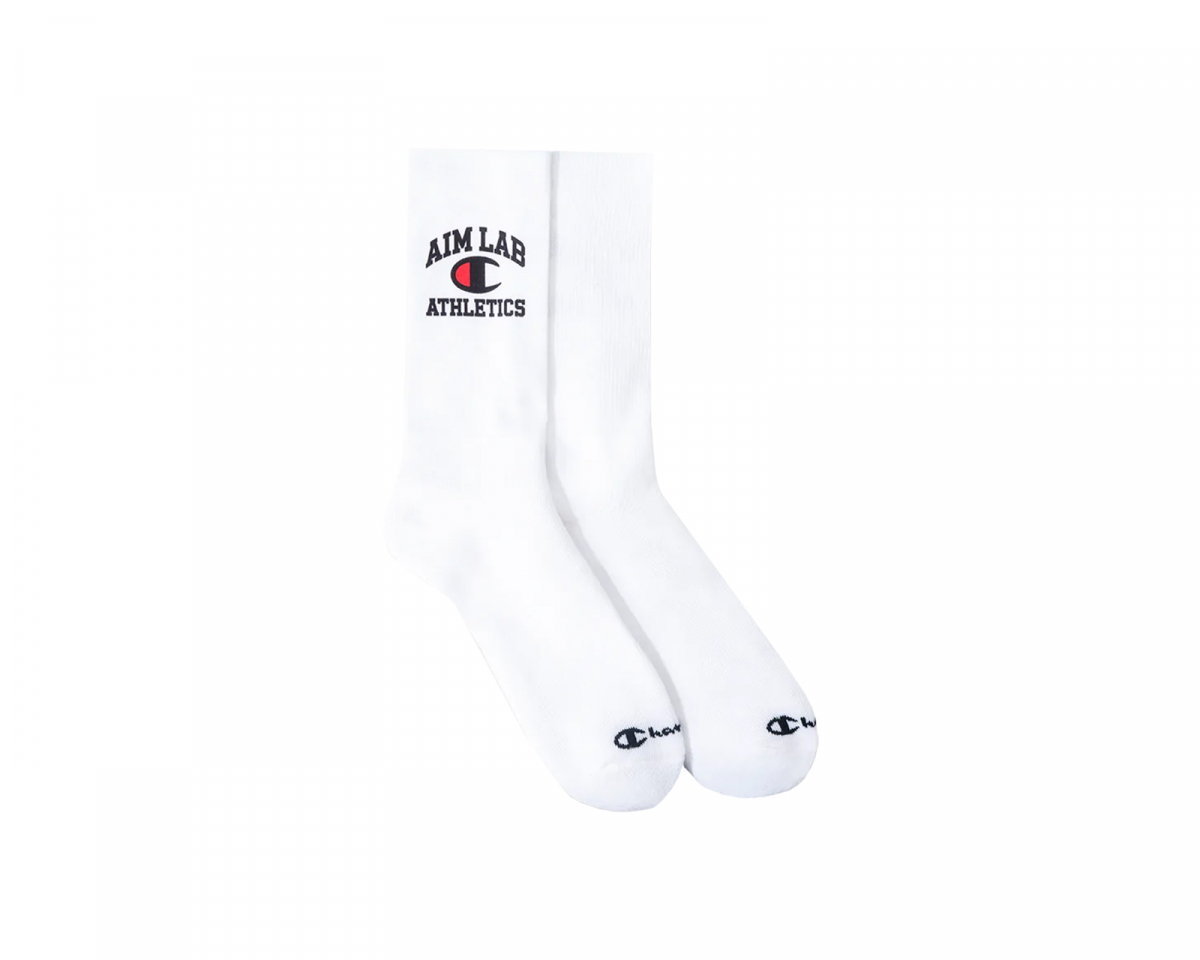 Aim Lab x Champion - Weiße Socken - Medium socks-wht-M