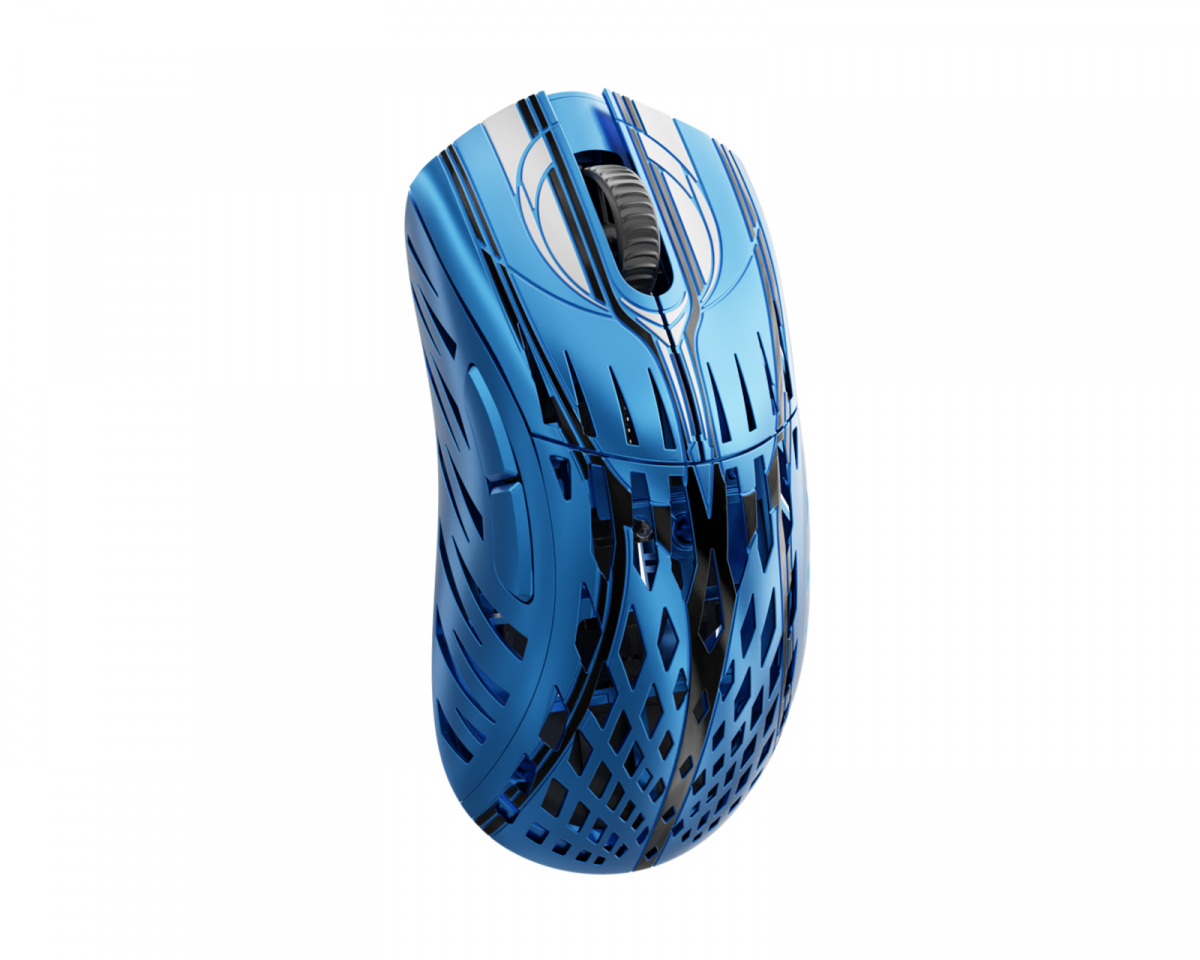 Pwnage Stormbreaker Magnesium Wireless Gaming-Maus - Blau 
