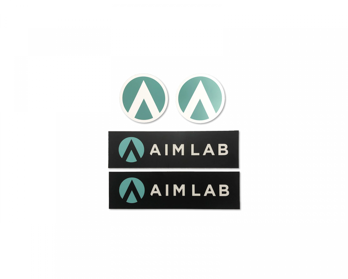 Aim Lab Sticker Pack (4pcs) aimlab-stickers