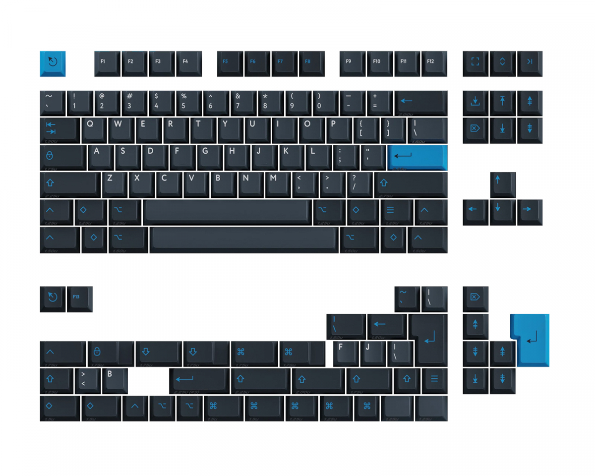 KBDfans PBTfans Umbra - Base Kit - MaxGaming.gg
