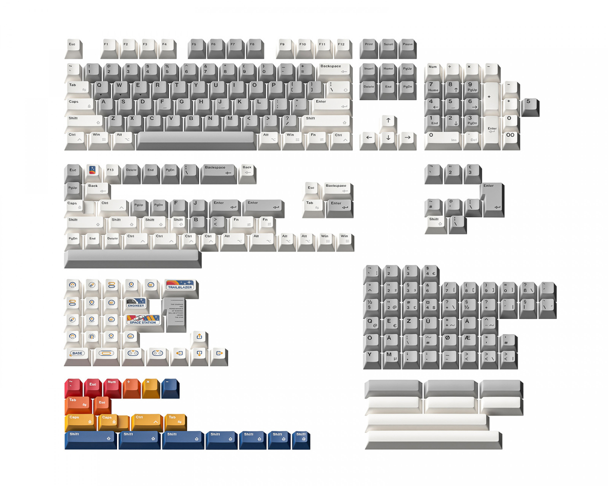 AlohaKB Trailblazer All in One + NORDEUK Kit TRAIL-ALL-NORDEUK