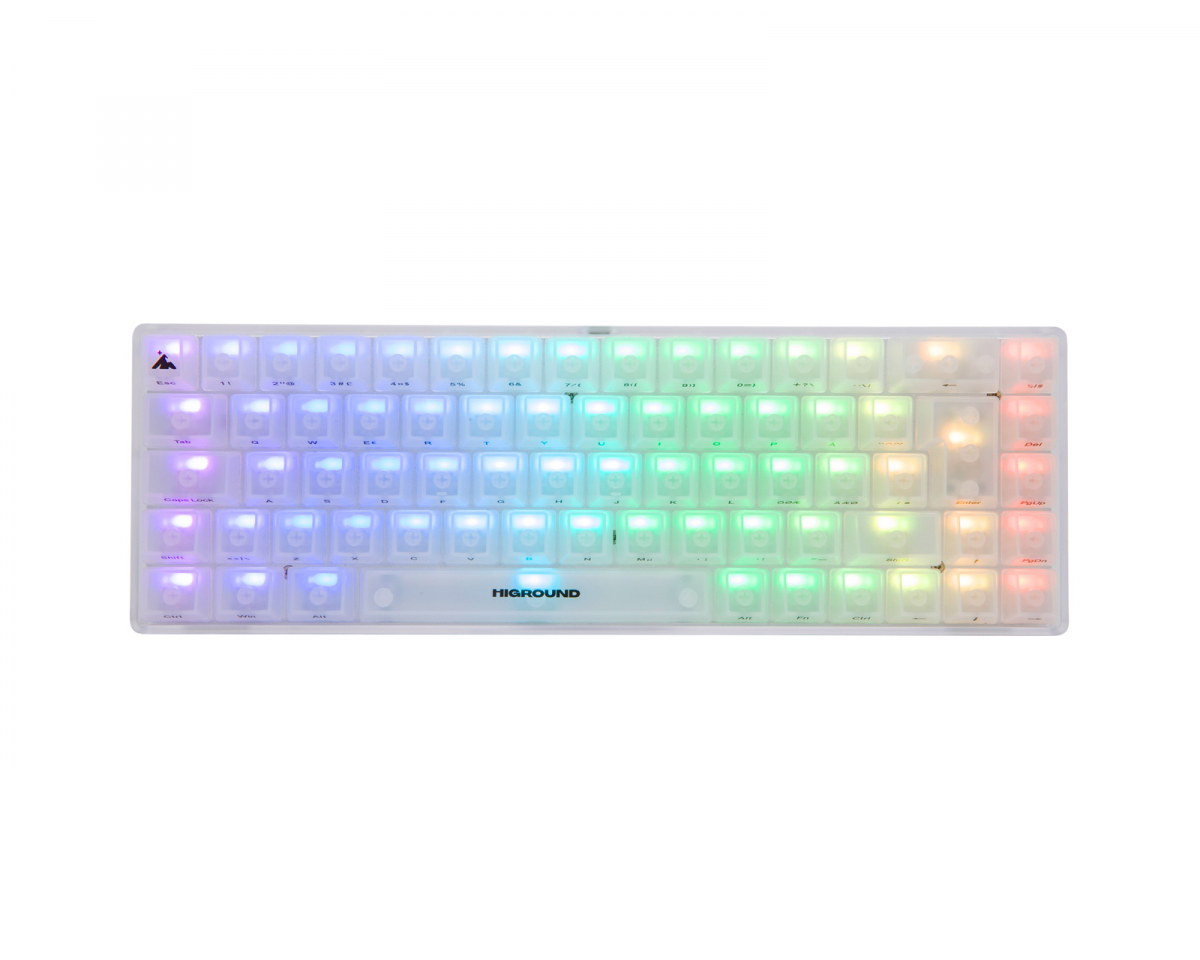 Higround OPAL Base 65 Hotswap Gaming Tastatur - ISO Deutsch [White 