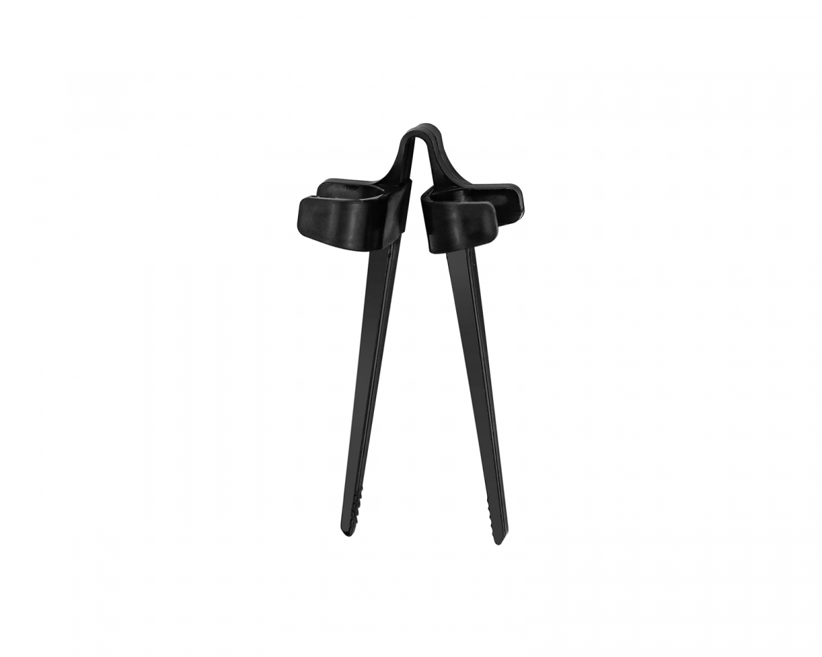 Titan-Essstäbchen Wiederverwendbar – 1 Paar, 19,5/23 Cm Länge, Rutschfest, Hygienisch, Mit Tragetasche