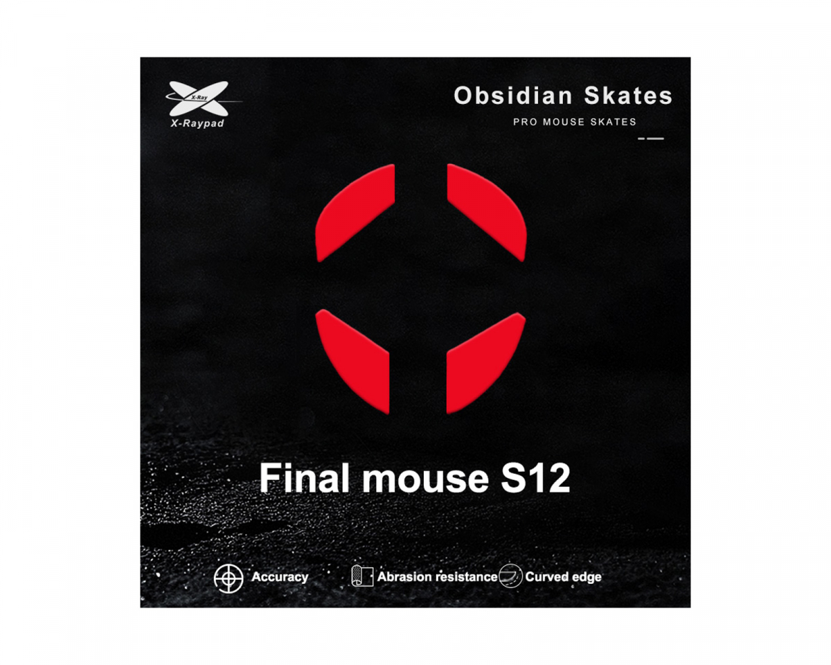 X-raypad Obsidian Mouse Skates Finalmouse Ultralight 2 / Starlight 