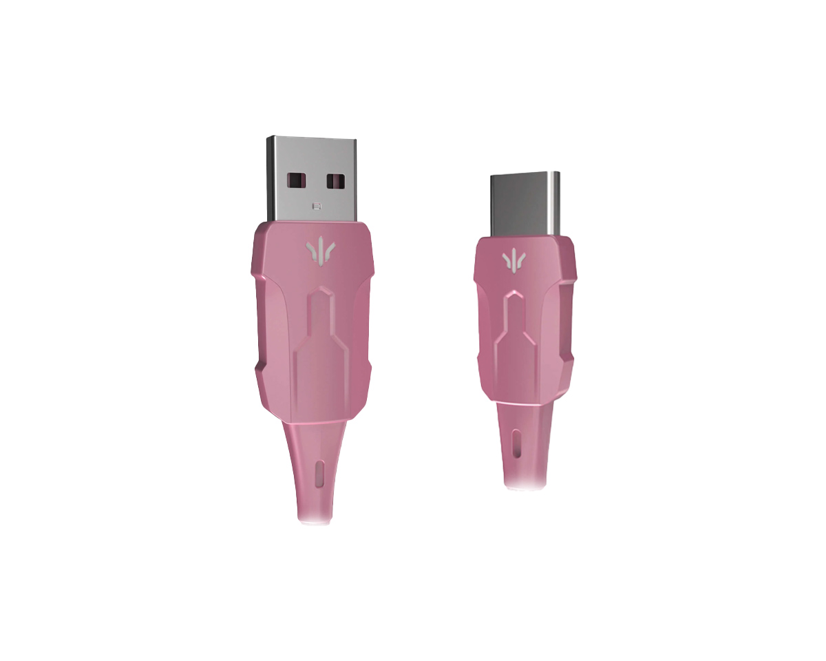 WLMouse Paracord USB-C Kabel - Rosa TBA