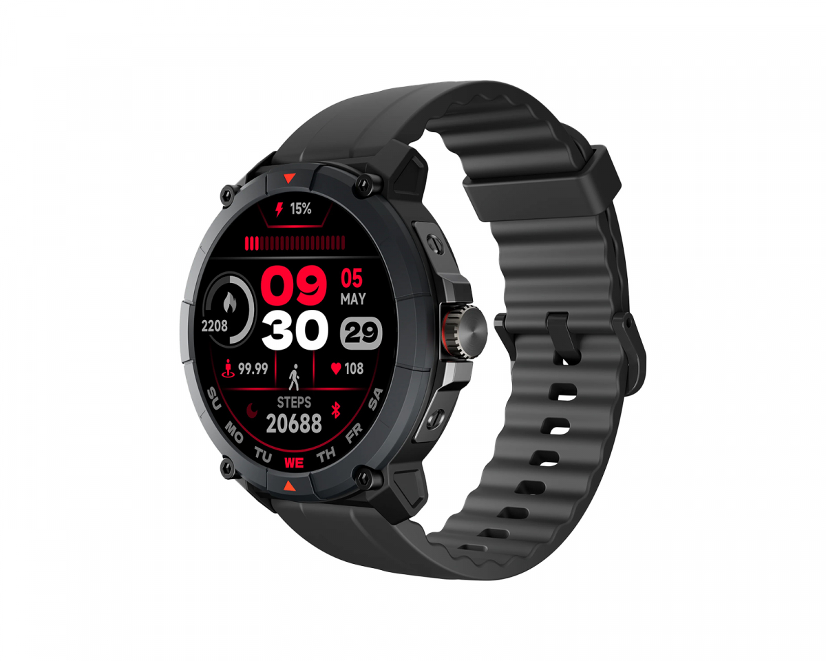 Udfine GS Smart Watch - Schwarz