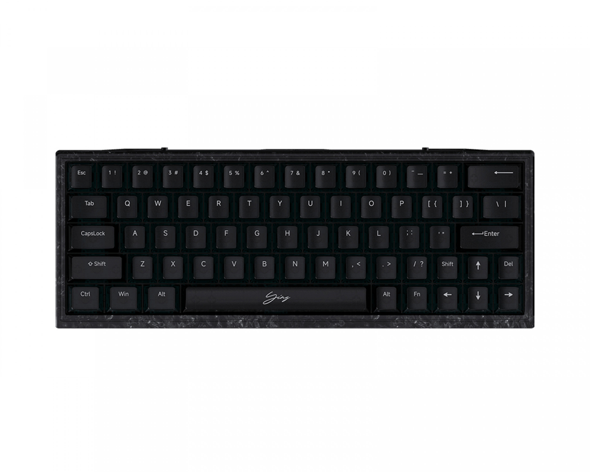 WLMouse YING63 Forged Carbon Fiber Tastatur - Mo [Magnetic Jade Pro]