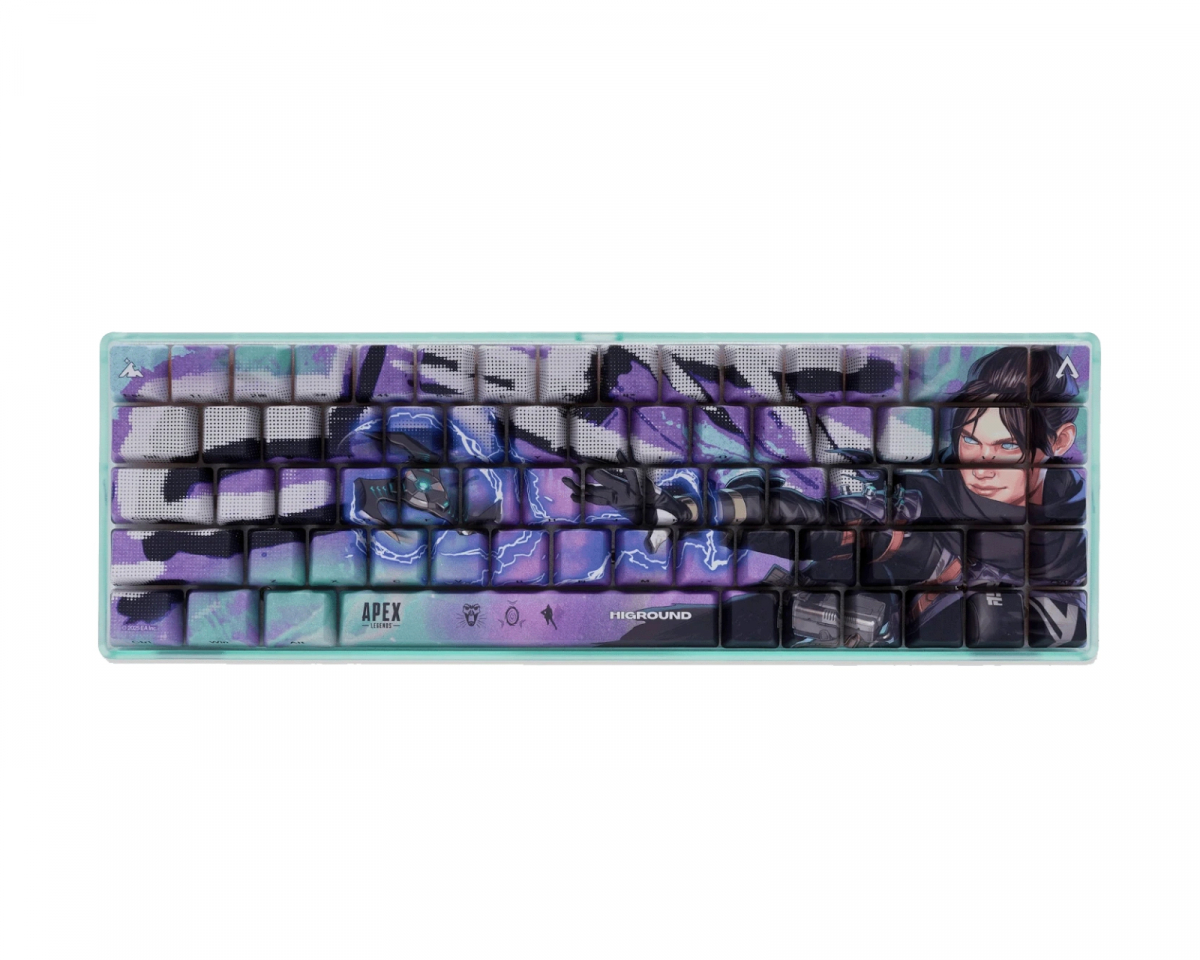 Higround Apex Basecamp Hotswap Gaming-Tastatur ISO Nordic - Wraith