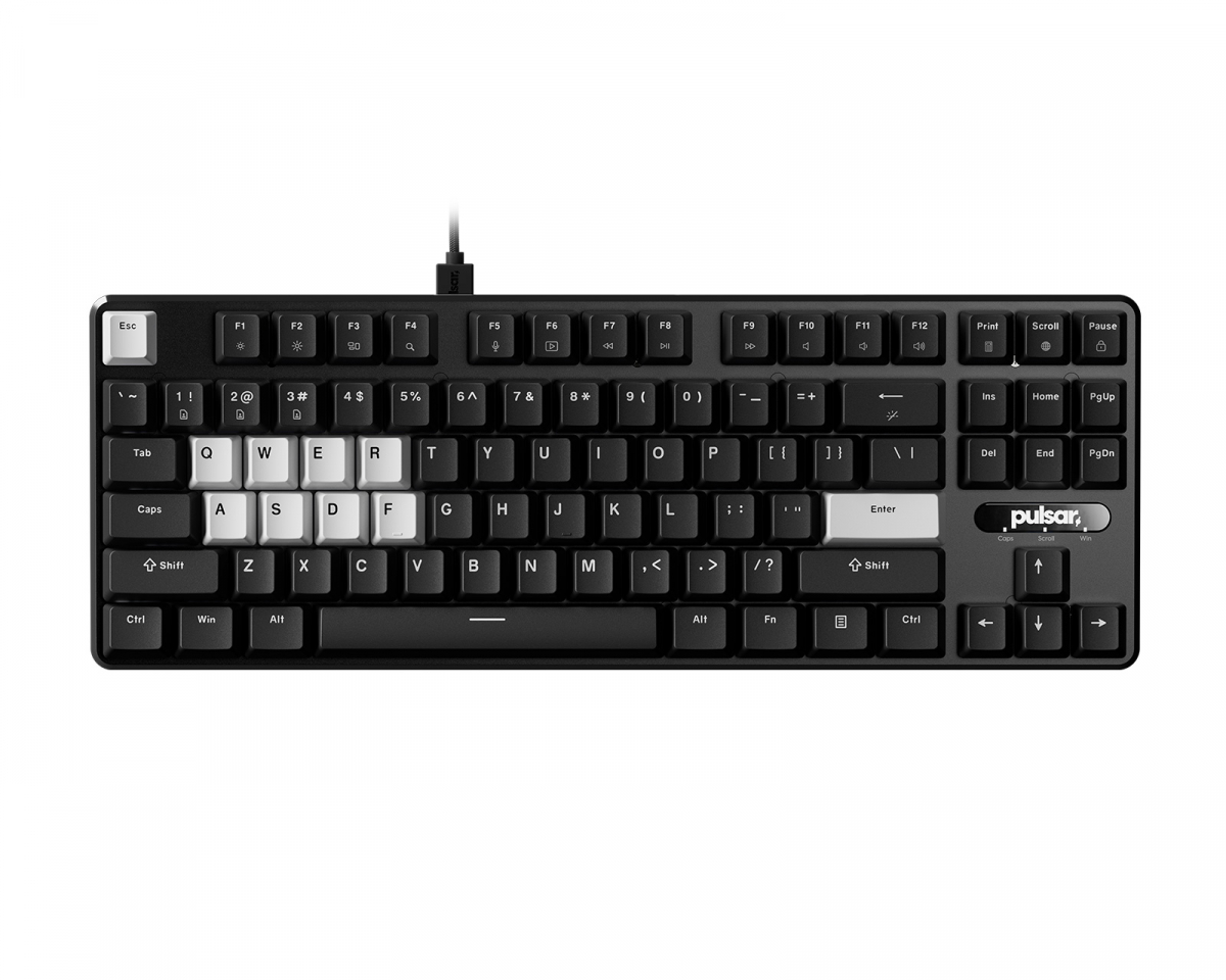 Pulsar PCMK 2 HE TKL Magnetic Tastatur ANSI - Schwarz