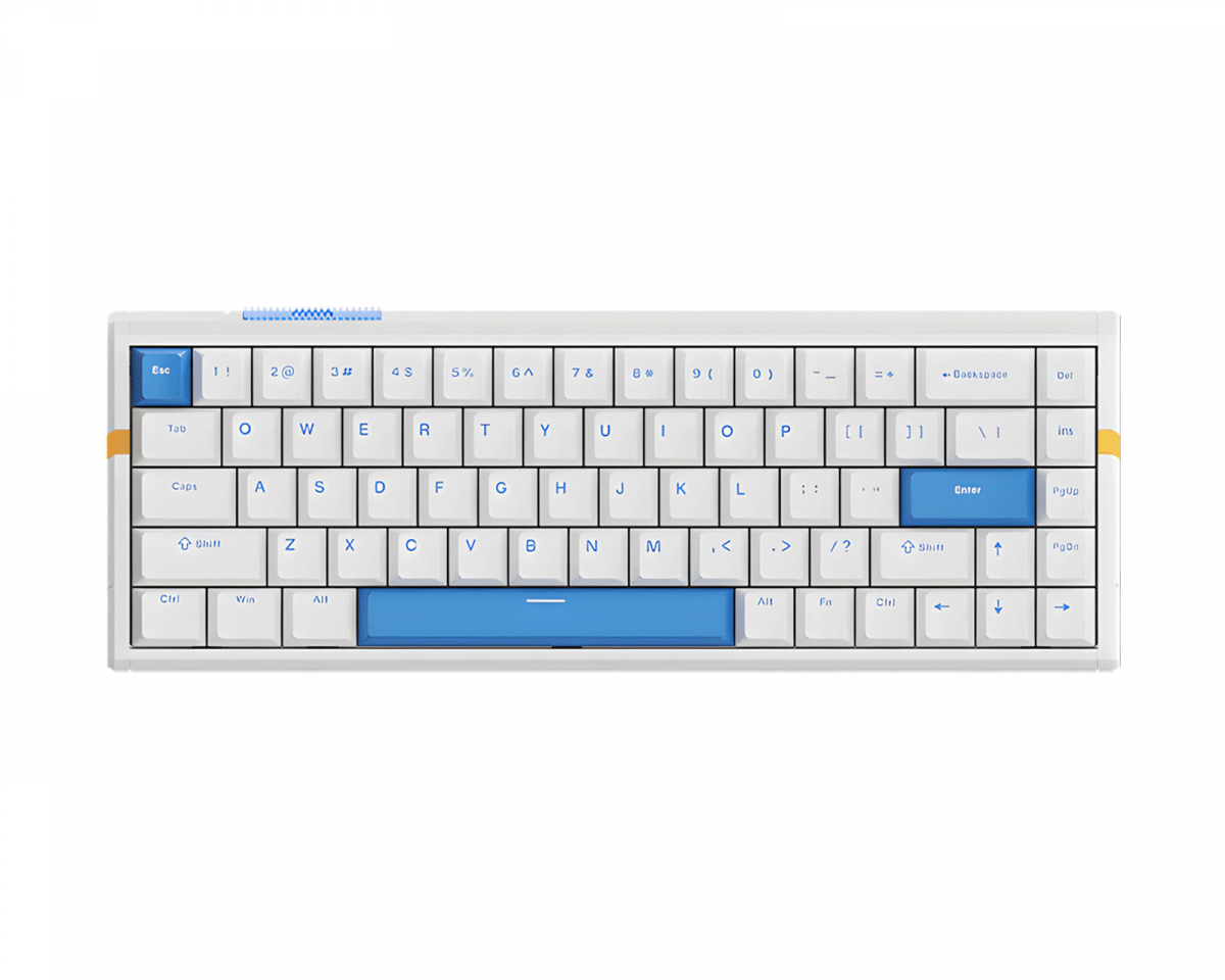 ATK RS6 Magnetische HE Tastatur [Gateron Jade Pro] - Weiß