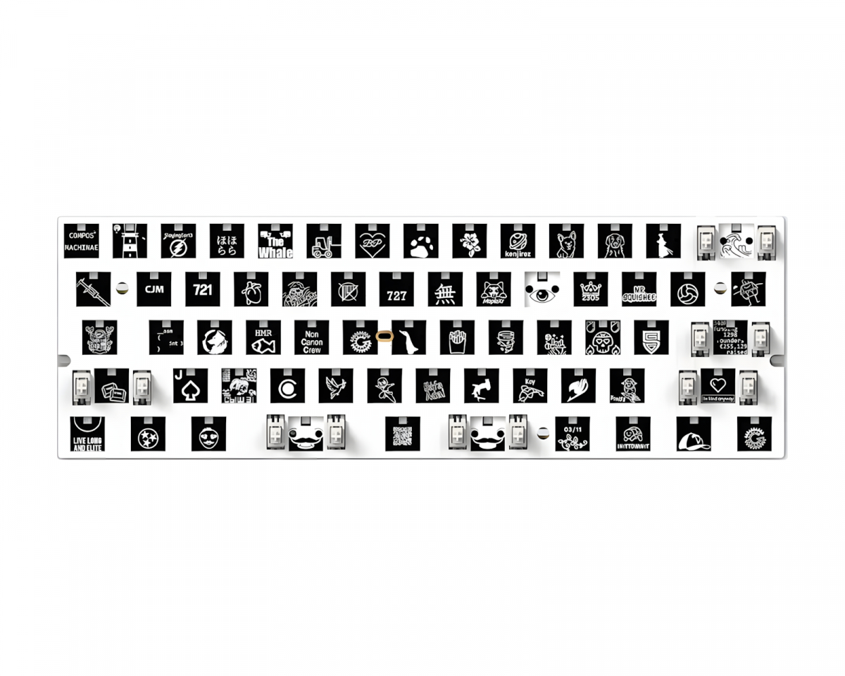 Inpc Split Module Wooting 60HE V2 Module - ANSI Split Spacebar - MaxGaming.gg