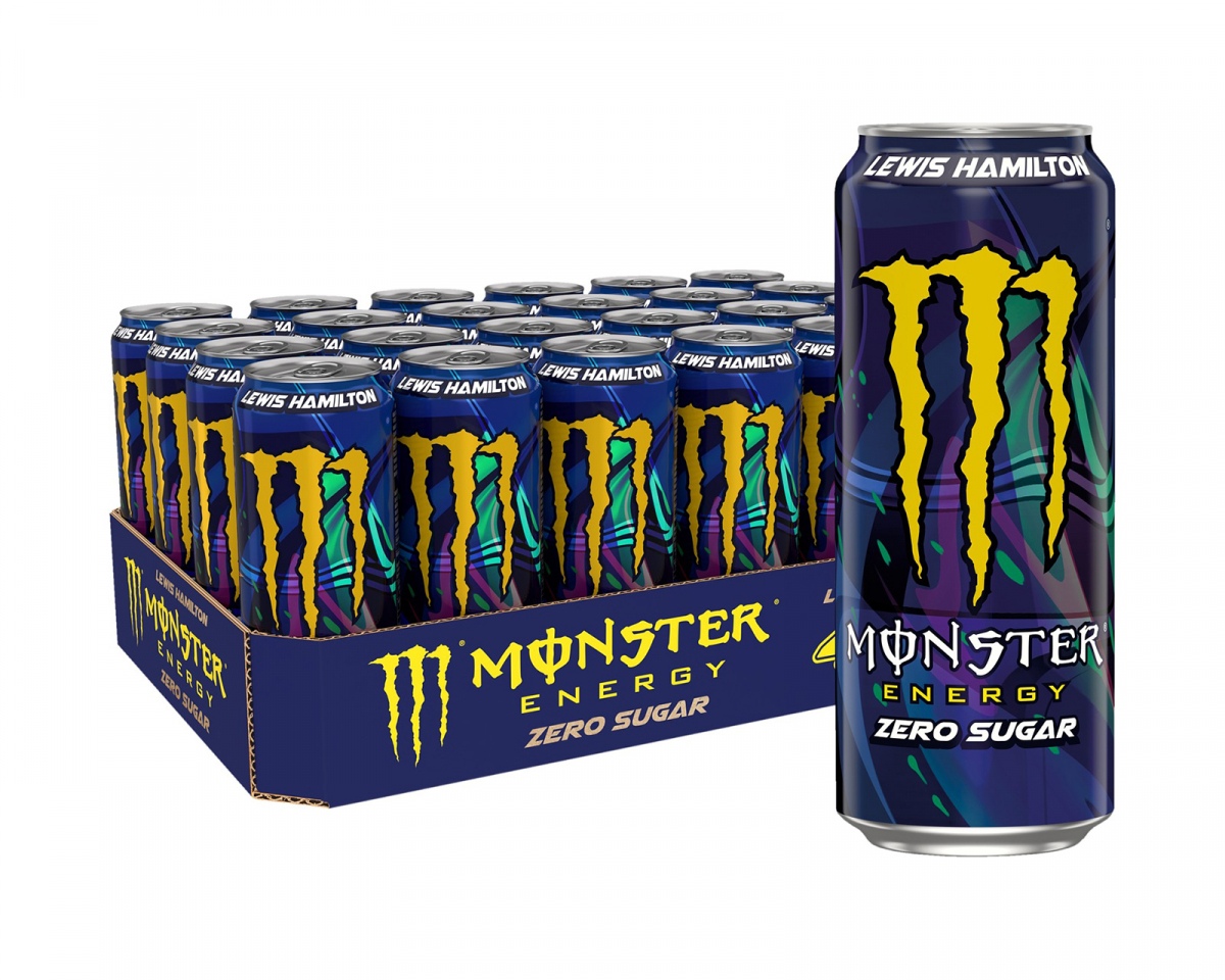 Monster Energy Lewis Hamilton Zero Sugar 24 x 500ml 5060896625614