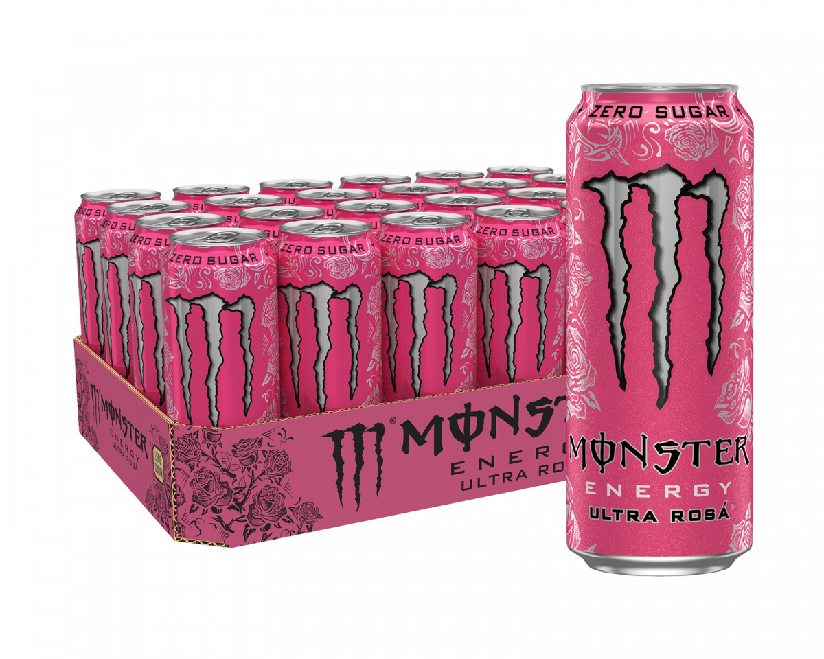 Monster Energy Ultra Rosa Zero Sugar 24 x 500ml 5060947541252