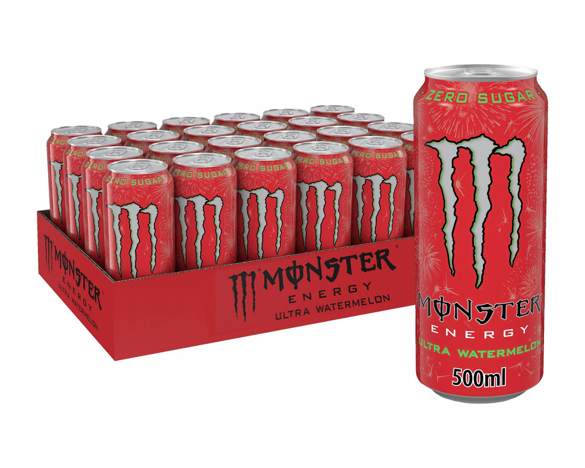 Monster Energy Ultra Watermelon Zero Sugar 24 x 500ml 5060751219071