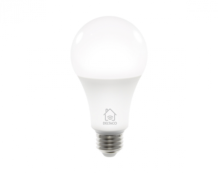 Deltaco Smart Home LED-lampe E27 WiFI 9W