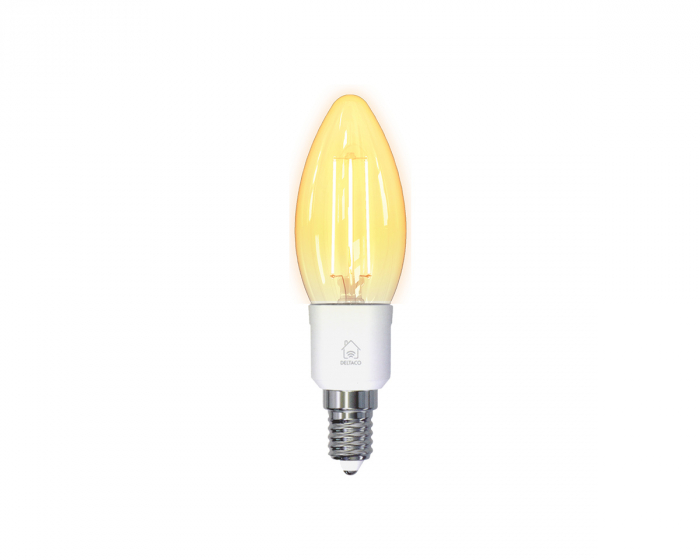 Deltaco Smart Home LED-lampe Filament E14 WiFI 4.5W