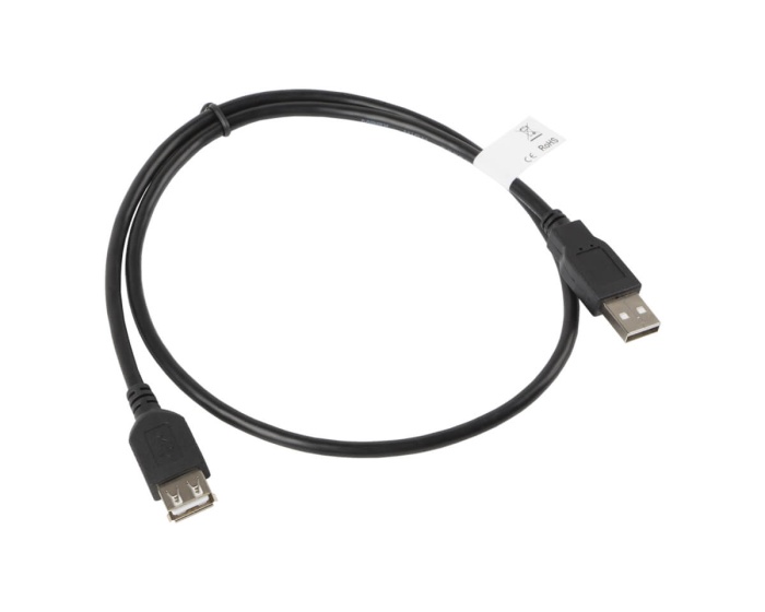Lanberg USB Verlängerungskabel 2.0 Am-AF 0.7 Meter
