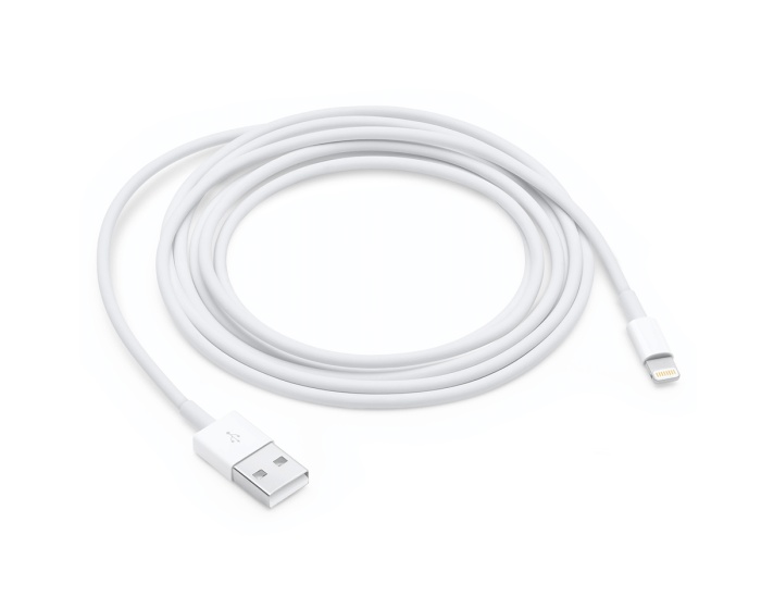 Apple Lightning > USB-kabel MFi Weiß (1 Meter)