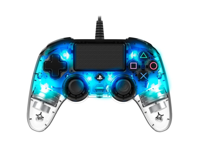 Nacon Wired Illuminated Compact Controller Blau (PS4/PC)