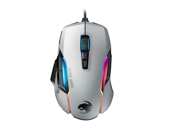 Roccat Kone Aimo Gaming-Maus Weiß Remastered
