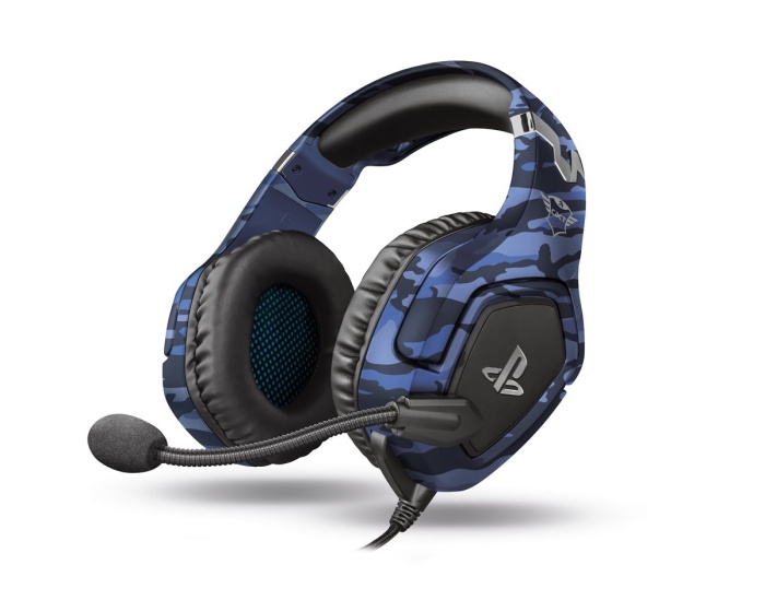 Trust GXT 488 Forze PS4/PS5 Gaming-Headset Camo Blau