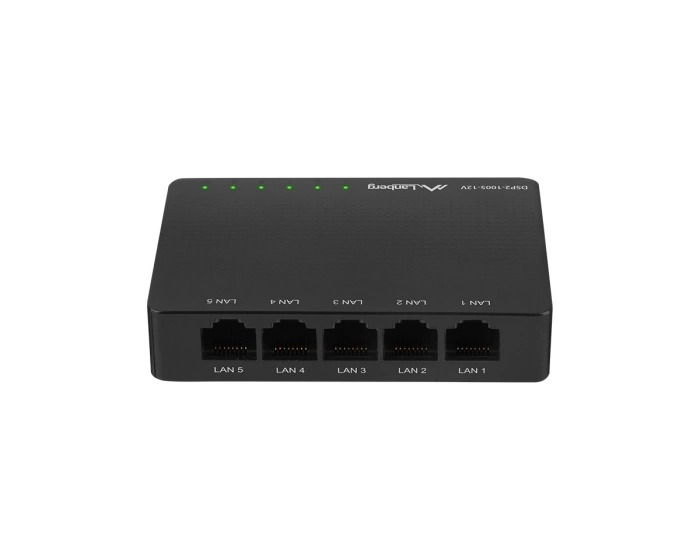 Lanberg Netzwerk-Switch 5-port 100/1000 Mbps V12