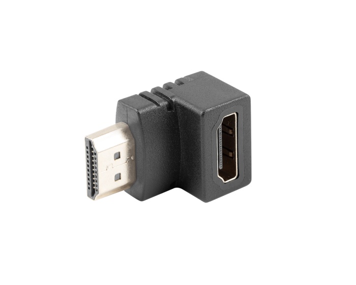 Lanberg Adapter HDMI-A (Stecker) > HDMI-A (Buchse) 90° Nieder