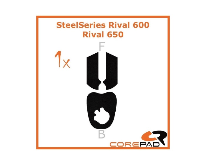 Corepad Grips Für SteelSeries Rival 600/650