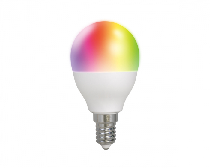 Deltaco Smart Home RGB LED-Lampe E14 WiFI 5W Dimmbar - Globe