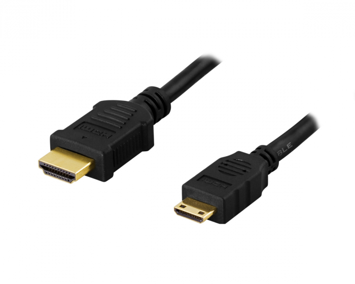 Deltaco HDMI Kabel > Mini-HDMI Kabel, 4K - 2 Meter