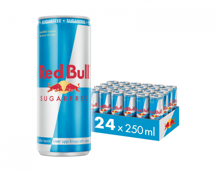 Red Bull 24x Energy Drink, 250 ml, Zuckerfrei