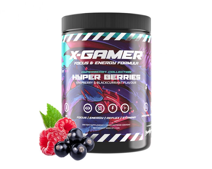 X-Gamer 600g X-Tubz Hyper Berries - 60 Tagesportionen