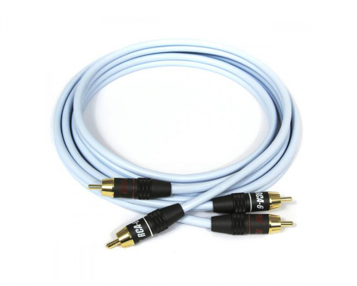 Supra Dual 2RCA-2RCA Audio Kabel - 0.5 meter