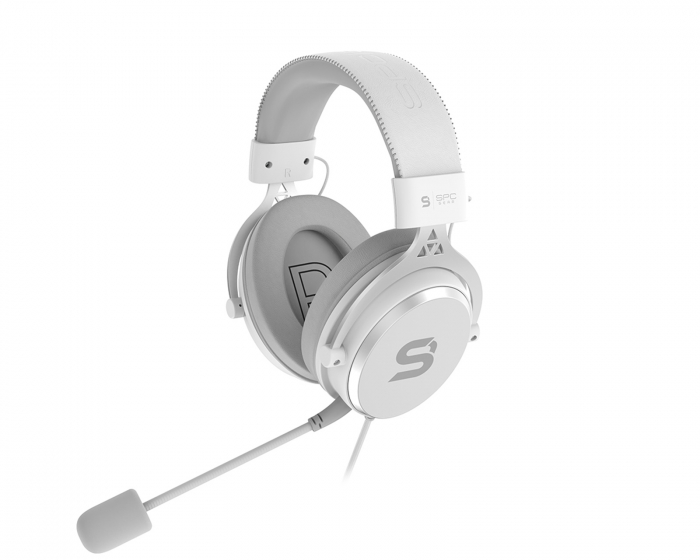 SPC Gear Viro Plus USB Gaming-Headset - Onyx White