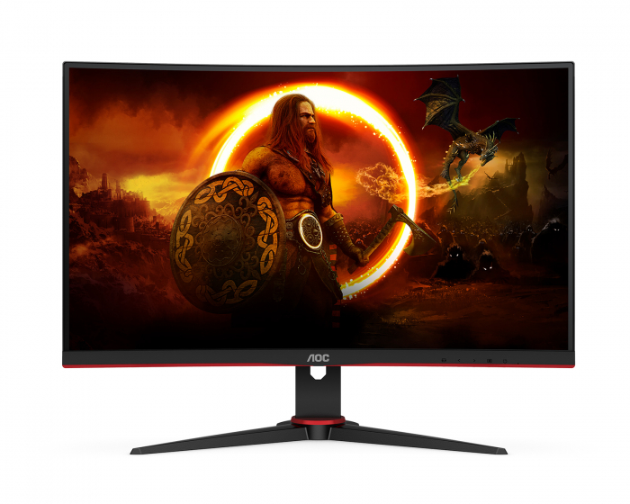 AOC C27G2ZE 27” LED 240hz 0.5ms AMD FreeSync Premium Curved Gaming-Monitor