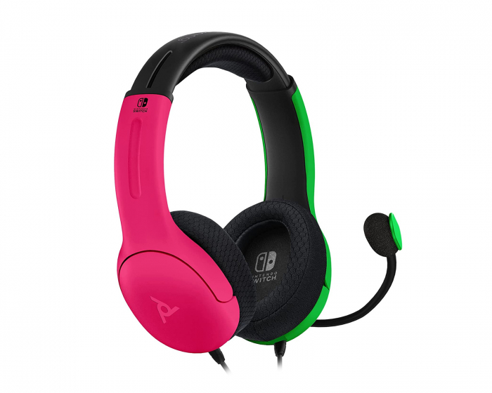 PDP LVL40 Stereo Gaming-Headset (Nintendo Switch) - Rosa/Grün