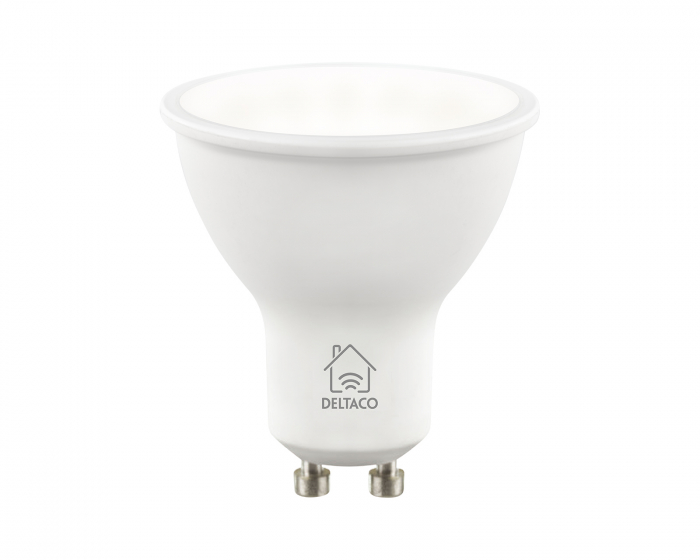 Deltaco Smart Home Smart Lampe GU10 WiFI, White CCTC, Dimmbar