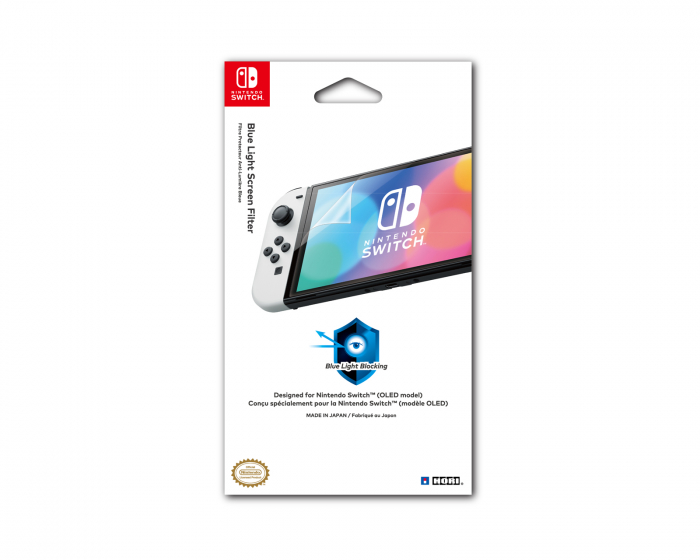 Hori Anti Blue Light Bildschirmschutzfolie Für Nintendo Switch OLED