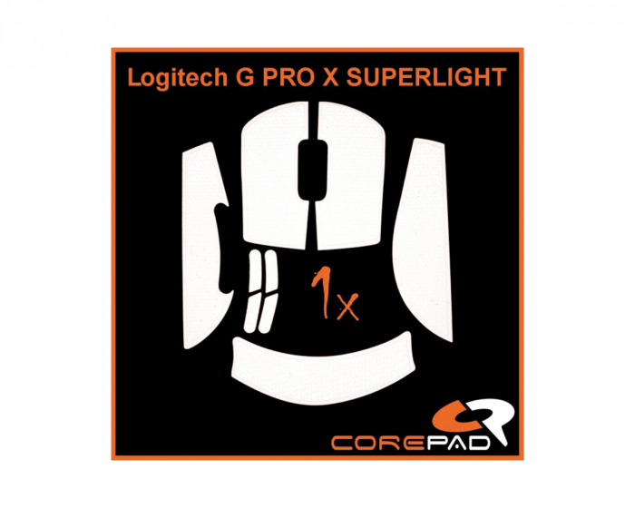 Corepad Soft Grips Für Logitech G Pro X Superlight - Weiß